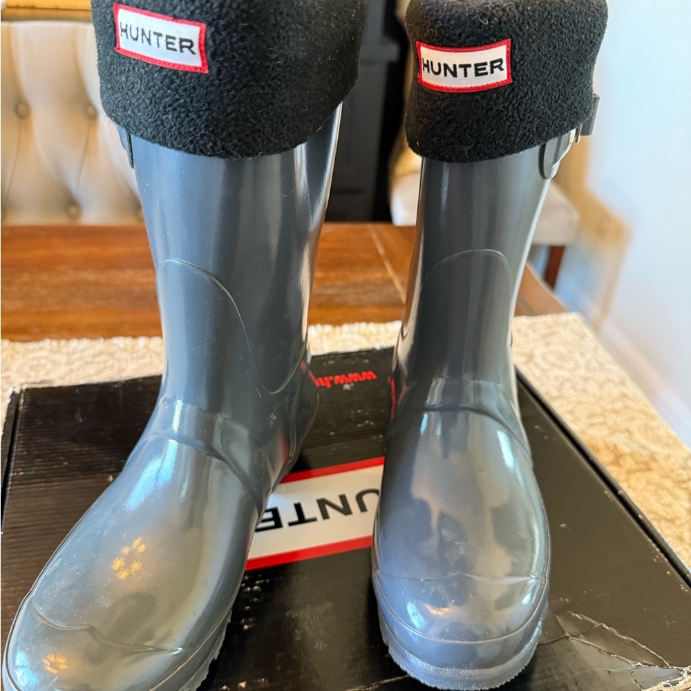 Hunter Gray Winter & Rain Boots